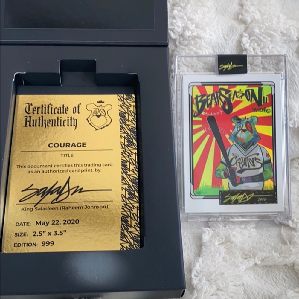 JP MONEY BEAR CARD CARD # 1